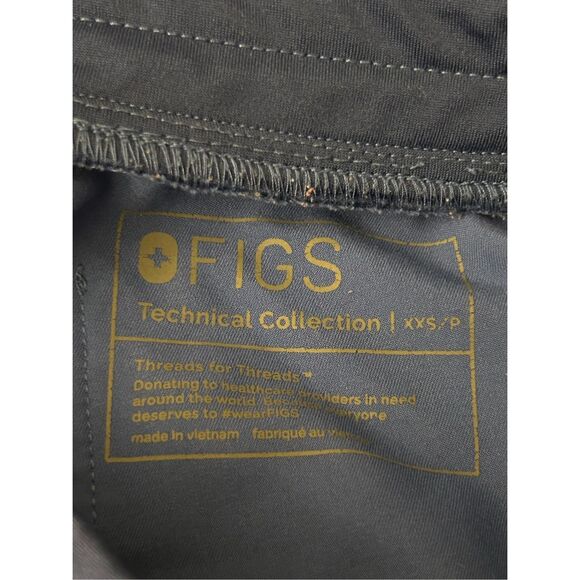 FIGS Scrubs set Catalina Top and Zamora Joggers (petite) XXS in royal blue - Picture 13 of 14